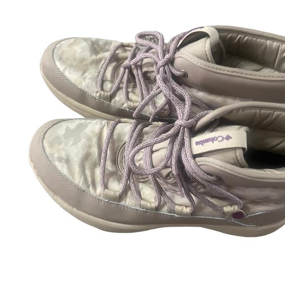 Columbia Women's Size 11 Slopeside Village Omni-Heat Moon Camo‎ Ankle Boots - Picture 5 of 11